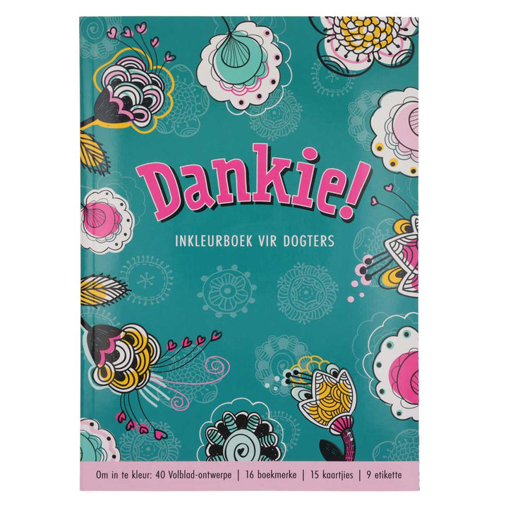 Dankie Inkleurboek Vir Dogters (Sagteband)