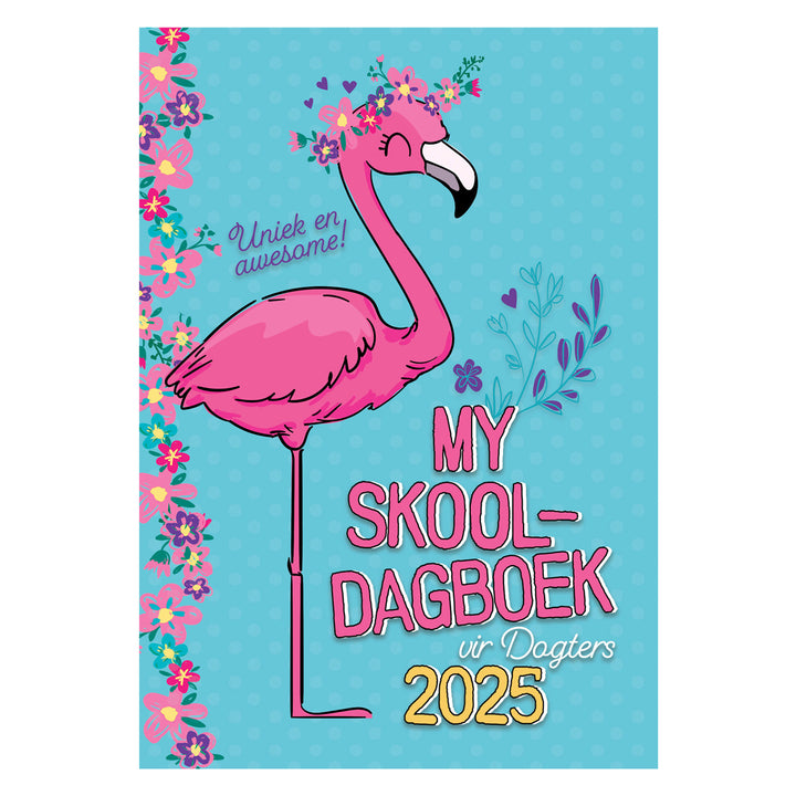 2025 Skooldagboek - Dagbeplanner vir Dogters - Sagteband