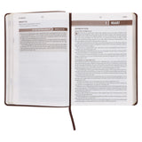 NLV Bruin Kunsleer Stiltetydbybel vir Mans