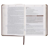 NLV Bruin Kunsleer Stiltetydbybel vir Mans