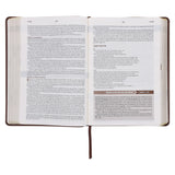 NLV Bruin Kunsleer Stiltetydbybel vir Mans