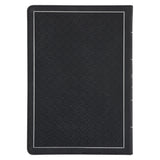 NLV Swart Kunsleer Stiltetydbybel vir Mans