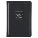 NLV Swart Kunsleer Stiltetydbybel vir Mans