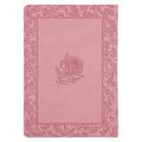 NLV Ligpienk Proteas Kunsleer Stiltetydbybel vir Vroue