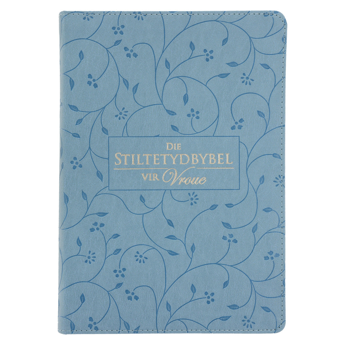 NLV Blougrys Kunsleer Stiltetydbybel vir Vroue