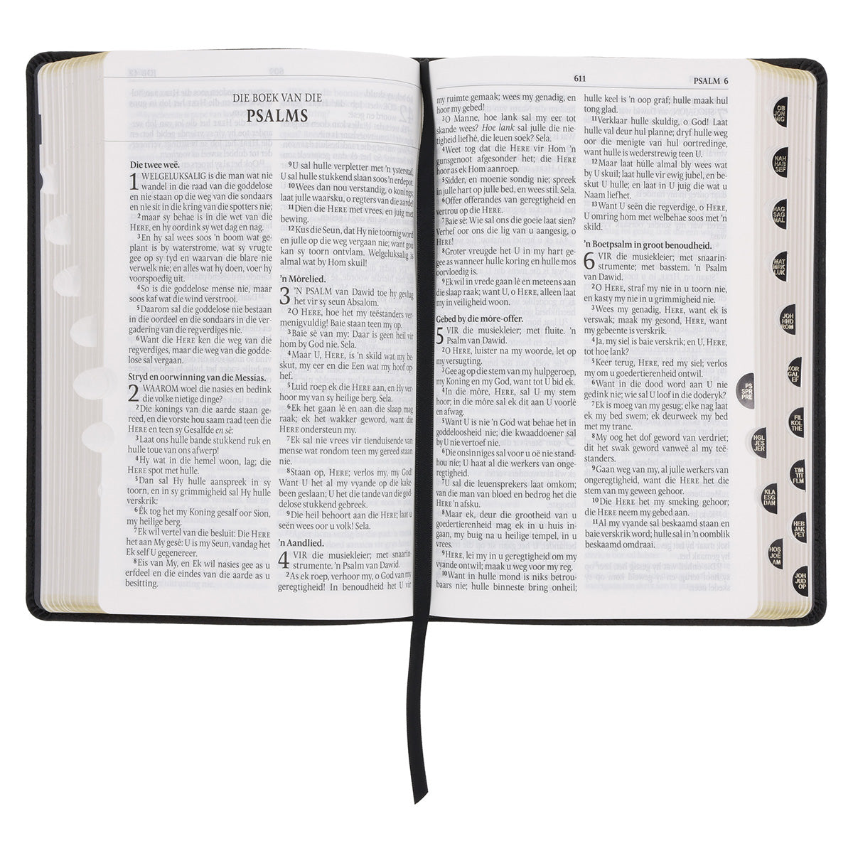 Afrikaans 1933/1953 Vertaling Swart Kunsleer Bybel