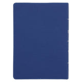 NLV Koningsblou Egte Leer Grootdruk Bybel