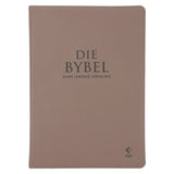NLV Sandsteen Egte Leer Grootdruk Bybel