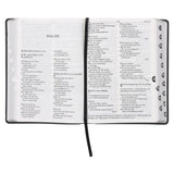 NLV Steenkool Egte Leer Grootdruk Bybel