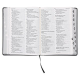 NLV Steenkool Egte Leer Grootdruk Bybel