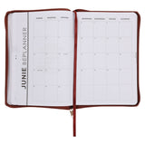 2026 Dagboek - Professionele Jaarbeplanner - Die Here Is My Sterkte - Kunsleer met rits