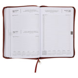 2026 Dagboek - Professionele Jaarbeplanner - Die Here Is My Sterkte - Kunsleer met rits