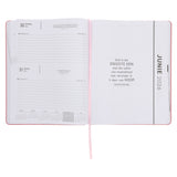 2026 A4 Dagboek - Professionele Jaarbeplanner - God Is Ons Toevlug en Ons Sterkte - Kunsleer