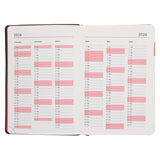 2026 Dagboek - Chronos Dagbeplanner - Grys Kunsleer