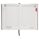 2026 Dagboek - Chronos Dagbeplanner - Grys Kunsleer