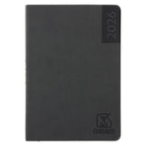 2026 Dagboek - Chronos Dagbeplanner - Grys Kunsleer