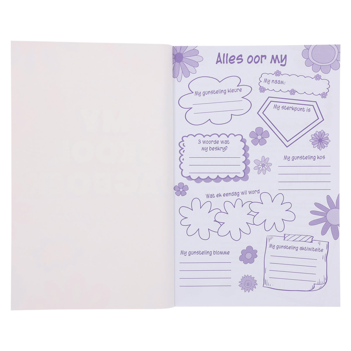 2026 Skooldagboek - Dagbeplanner vir Dogters - Sagteband