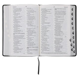 NLV Swart Egte Leer Standaard Bybel