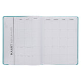 2027 A4 Dagboek - Professionele Jaarbeplanner - Wees Stil en Weet - Kunsleer