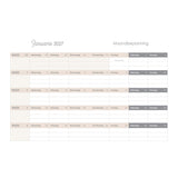 2027 18-Maande Dagbeplanner vir Vroue - Vertrou Altyd op die Here - Kunsleer met Rits