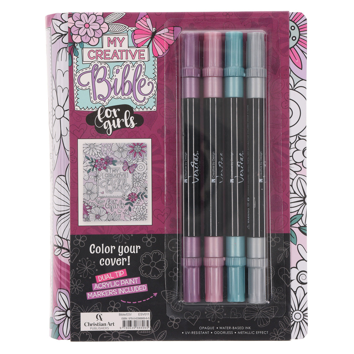 ESV Pink Coloring Hardcover My Creative Bible for Girls