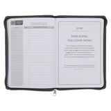 2027 Angus Buchan Diary - Daily Planner - Walk by Faith - Faux Leather with Zip