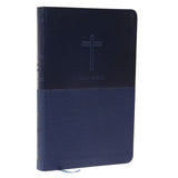 NKJV Value Thinline Standard Print Red Letter Blue (Comfort Print)(Imitation Leather)