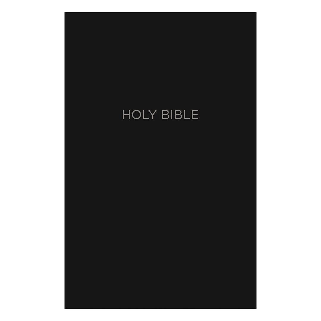 NKJV Black Faux Leather Gift And Award Bible Red Letter Comfort Print Flexcover