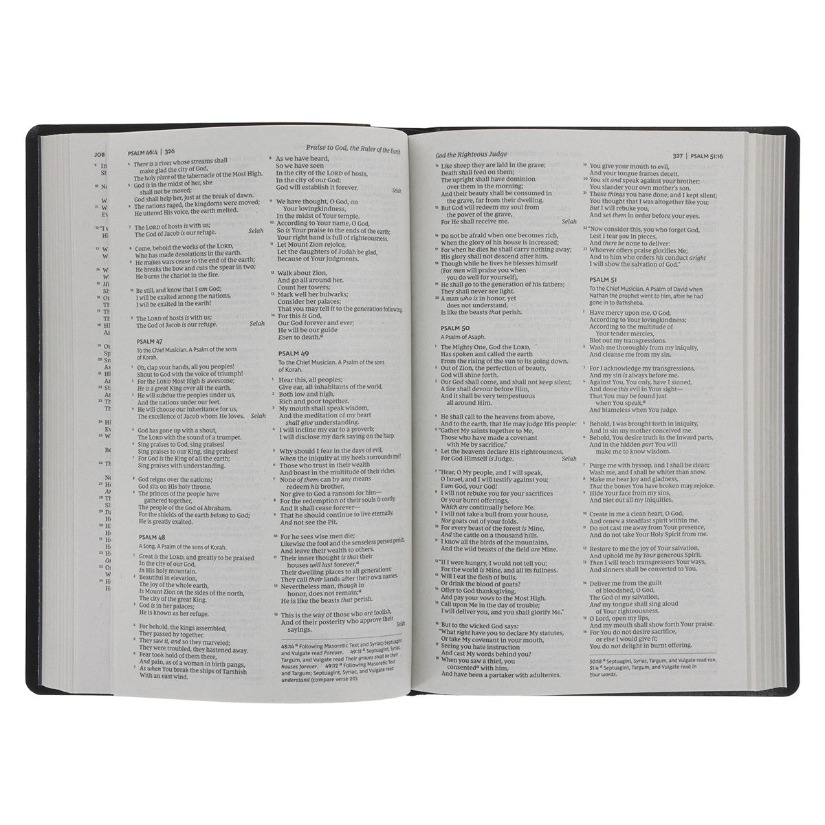 NKJV Black Imitation Leather Gift & Award Bible Red Letter Comfort