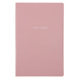 NKJV Pink Imitation Leather Gift & Award Bible Red Letter Comfort Print