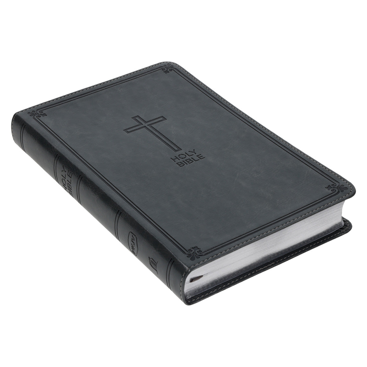 NKJV Deluxe Gift Bible Red Letter Gray (Comfort Print)(Imitation