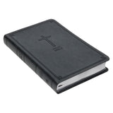 NKJV Deluxe Gift Bible Red Letter Gray (Comfort Print)(Imitation Leather)