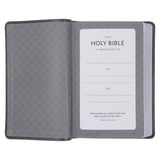 NKJV Deluxe Gift Bible Red Letter Gray (Comfort Print)(Imitation Leather)