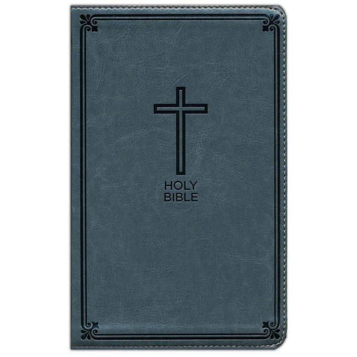 NKJV Deluxe Gift Bible Red Letter Gray (Comfort Print)(Imitation Leather)