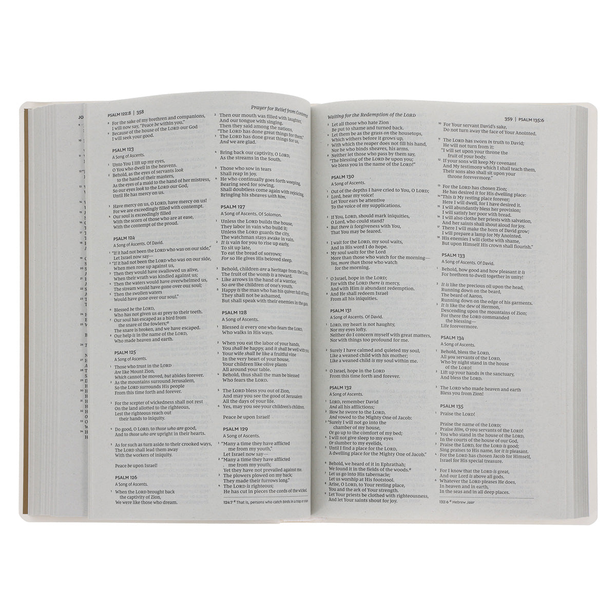 NKJV White Flexcover Imitation Leather Gift & Award Bible Red Letter Comfort Print