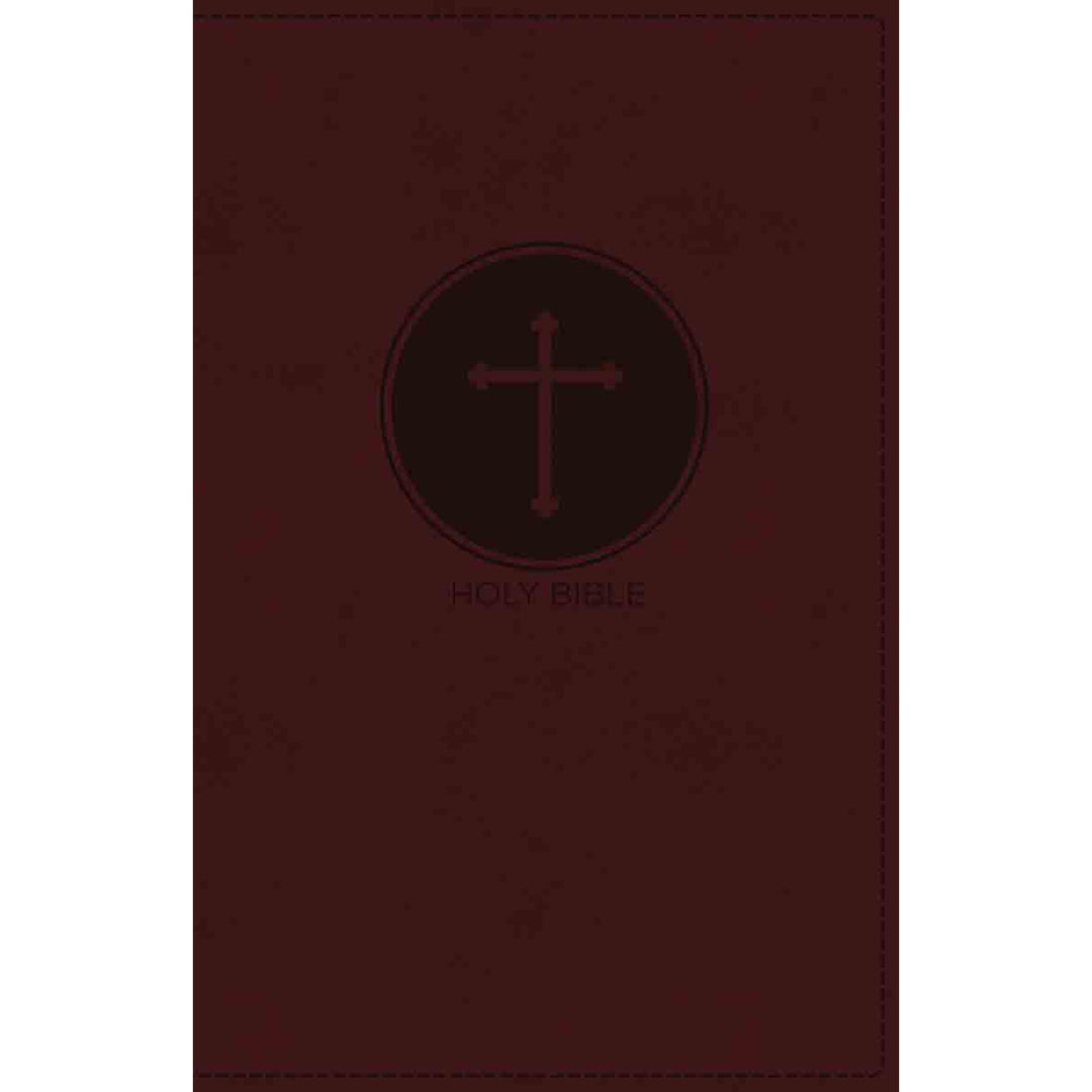 NKJV Deluxe Gift Bible Red Letter Burgundy (Comfort Print)(Imitation Leather)