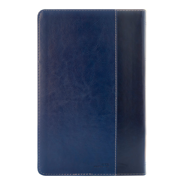 NKJV Deluxe Gift Bible Red Letter Blue (Comfort Print)(Imitation Leather)