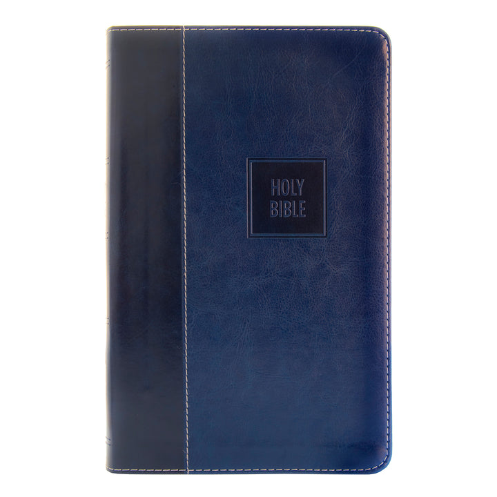 NKJV Deluxe Gift Bible Red Letter Blue (Comfort Print)(Imitation Leather)