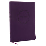 NKJV Value Thinline Large Print Red Letter Purple (Comfort Print)(Imitation Leather)