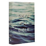 NKJV Value Outreach Bible Blue Scenic (Paperback)