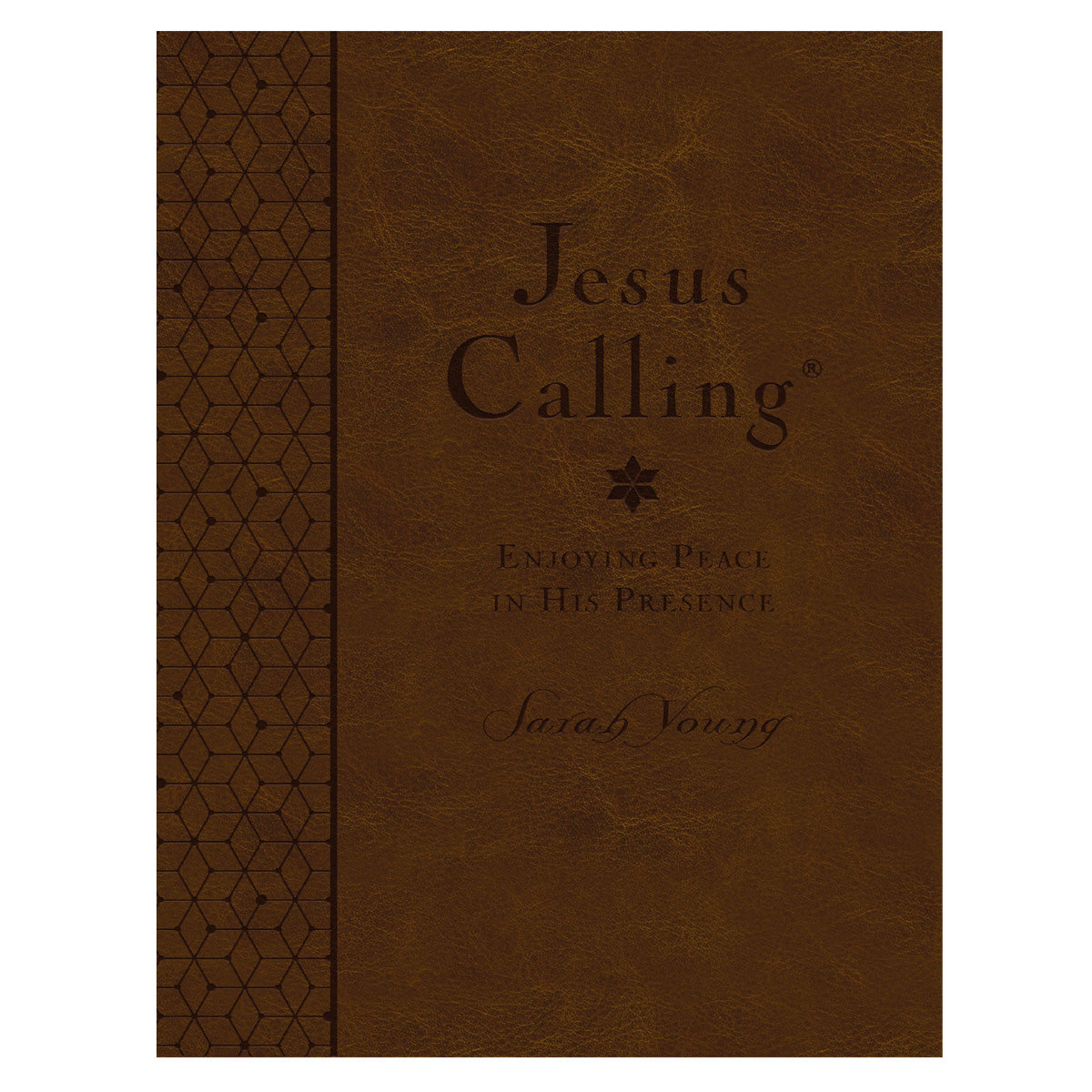 Jesus Calling: Enjoying Peace in His Presence Deluxe Edition (Imitation Leather)
