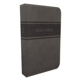 KJV Deluxe Gift Bible Red Letter Edition Gray (Comfort Print)(Imitation Leather)