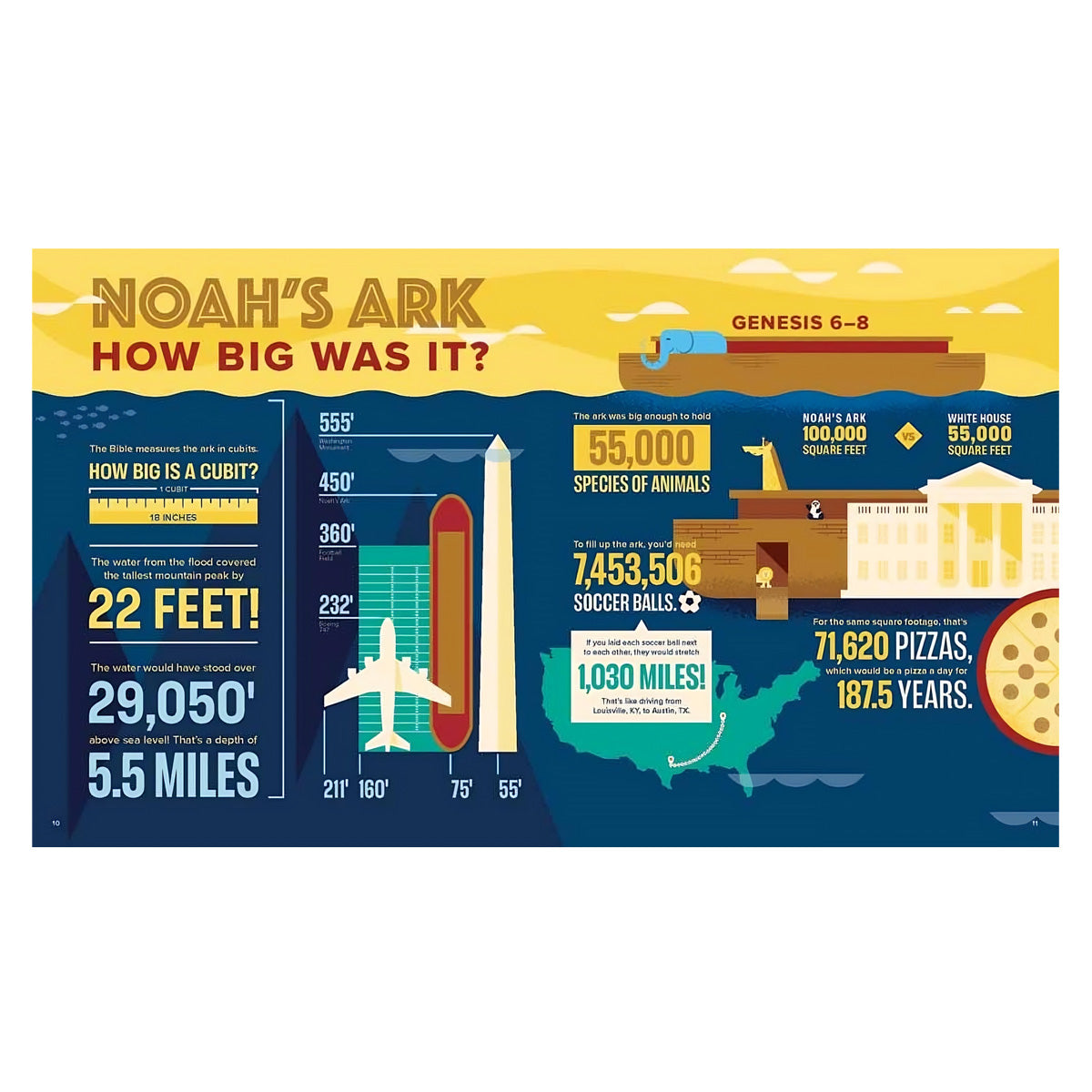 Bible Infographics for Kids: Giants, Ninja Skills, a Talking Donkey  HC