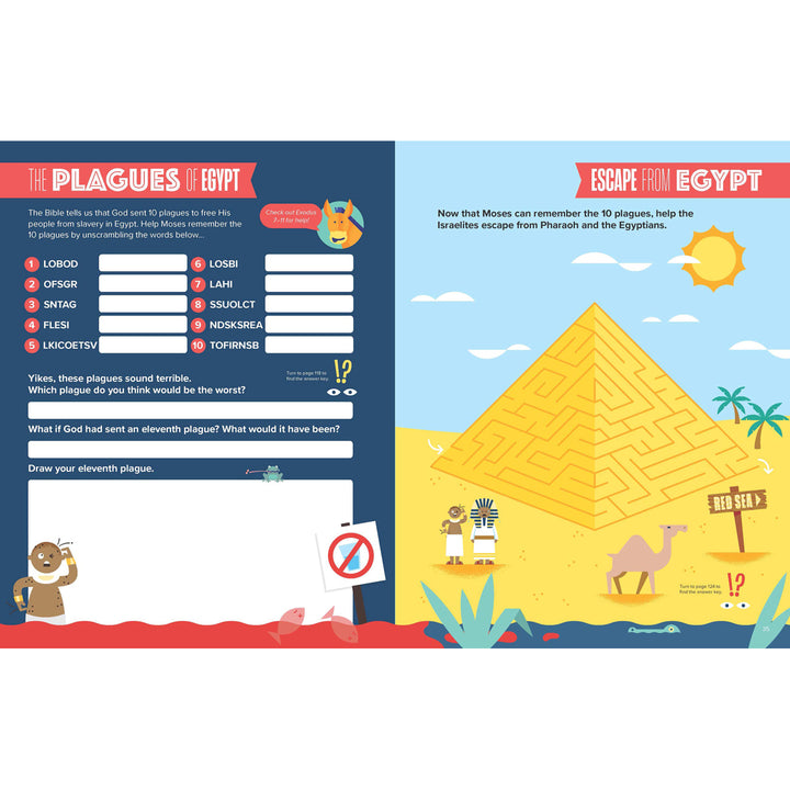 Bible Infographics For Kids Activity Book (Paperback)