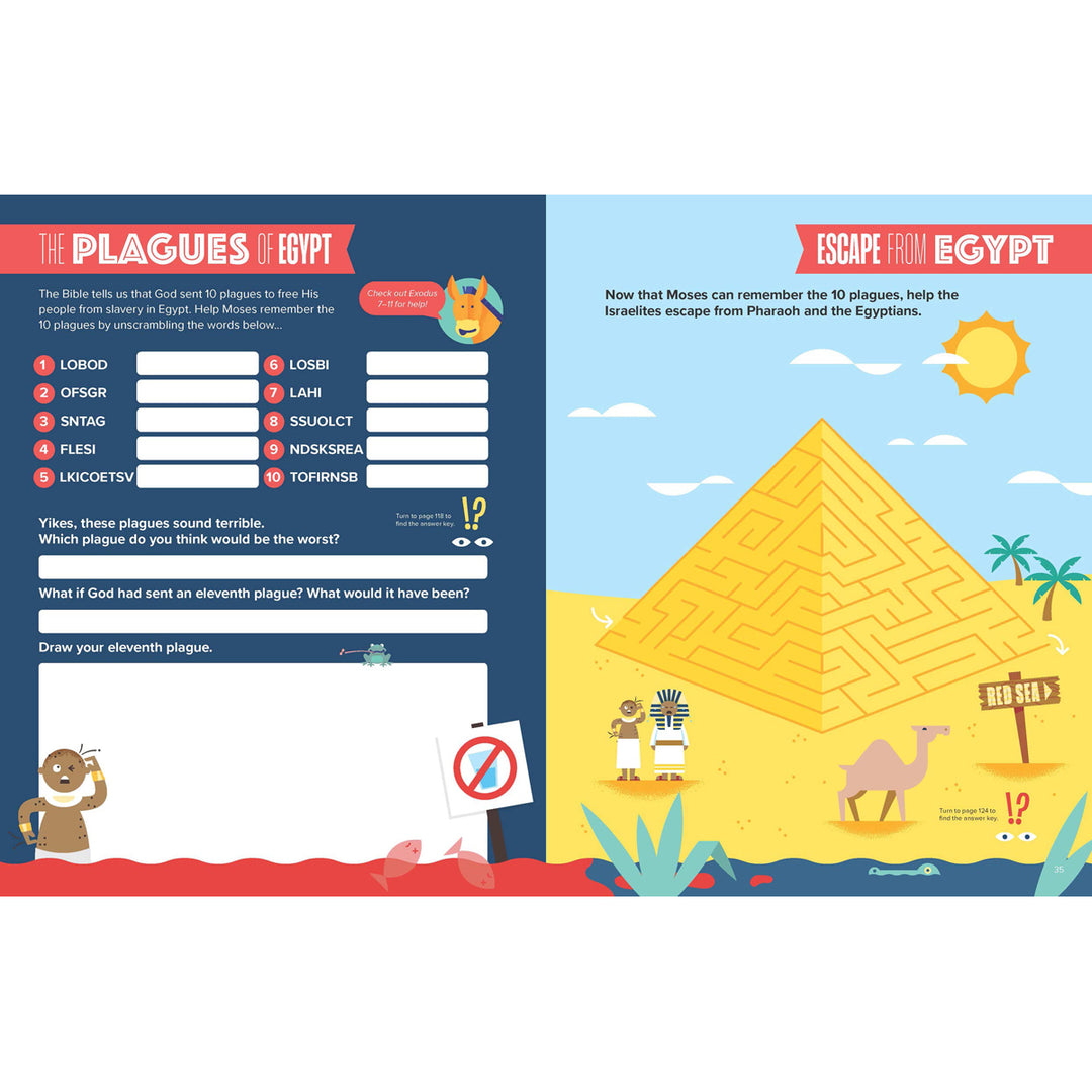 Bible Infographics For Kids Activity Book (Paperback)