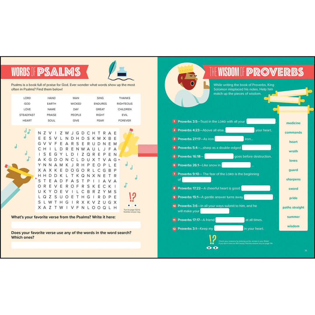 Bible Infographics For Kids Activity Book (Paperback)