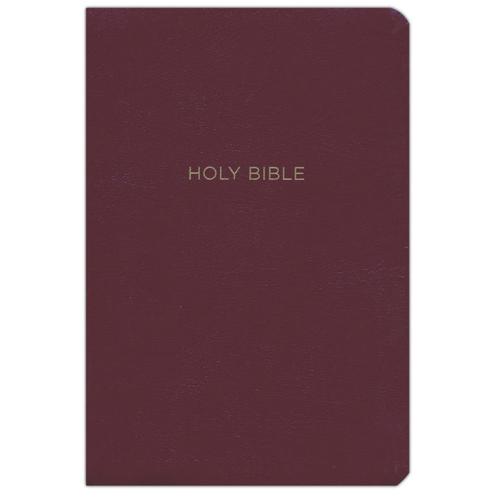 NKJV Reference Bible Red Letter Super Giant Print Burgundy (Imitation Leather)