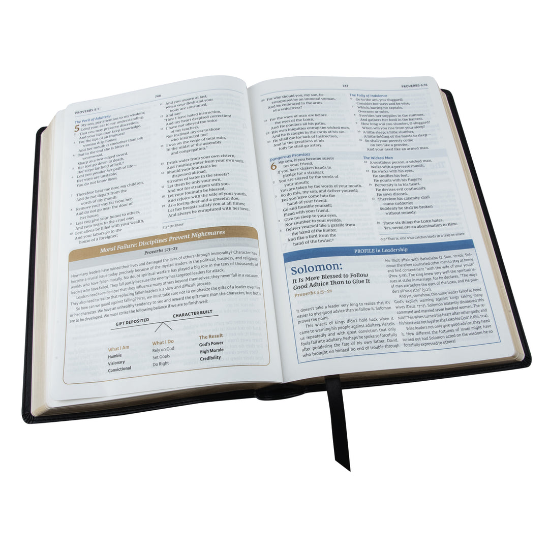 NKJV Maxwell Leadership Bible 3rd Edition Black (Comfort Print)(Imitation Leather)