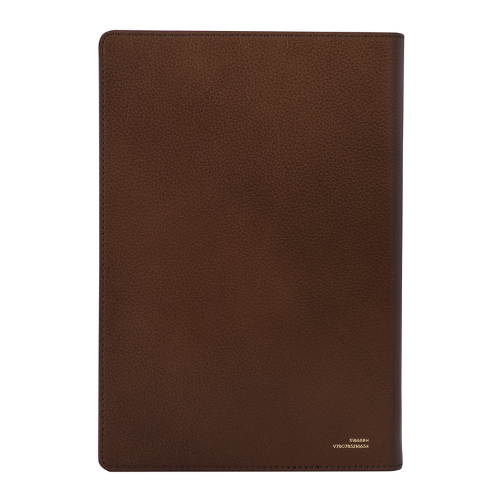 NKJV Maxwell Leadership 3rd Prem Calfskin Brown (Comfort Print)(Leather)