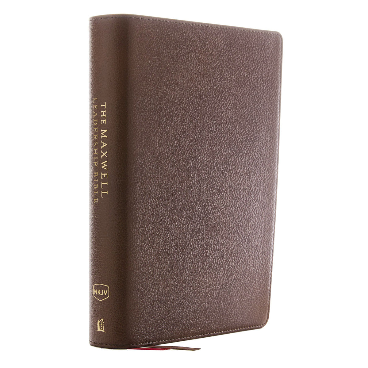 NKJV Maxwell Leadership 3rd Prem Calfskin Brown (Comfort Print)(Leather)